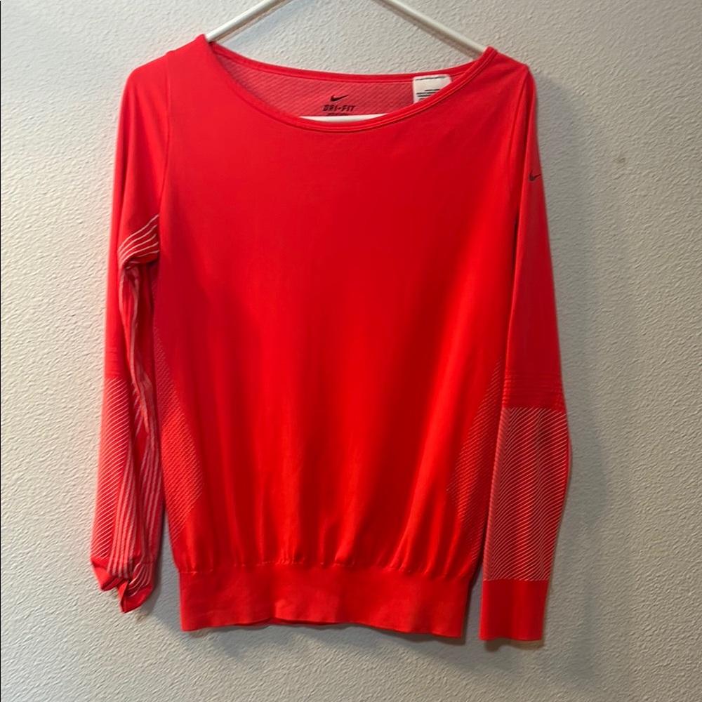 Nike Bright Pink Crew Neck Top